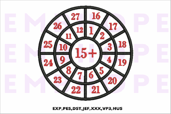 Addition Wheel 15: A Practical Guide for Classroom Embroidery