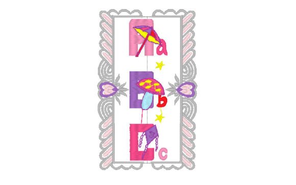 Alphabet Picture: Elevating Fabric with Digital Embroidery