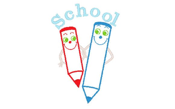 Crayons: A Vibrant Embroidery Accent for Back-to-School Projects