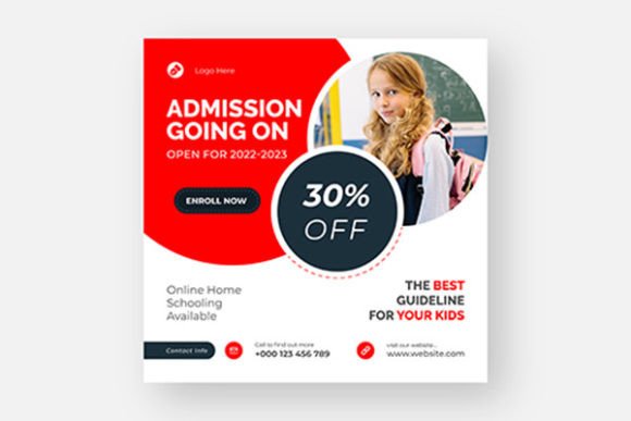 Evaluating the Kids Education Social Media Template for School Marketing