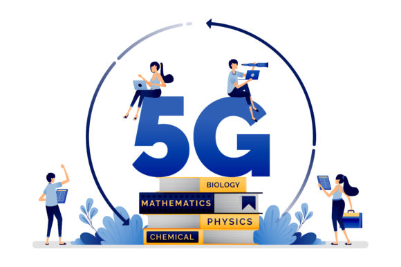 Illustration of Implemented 5g Internet: Visualizing the Future of Efficient Education