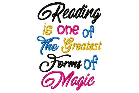 Reading is One Reading Pillow: A Magical Embroidery Design for Every Storyteller