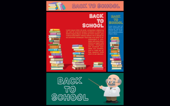School Banner Set Part 3: Versatile Visual Assets for Educational Branding
